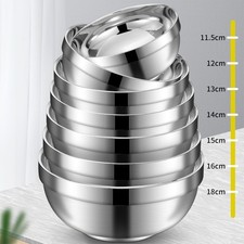 Ciotole in acciaio inox con