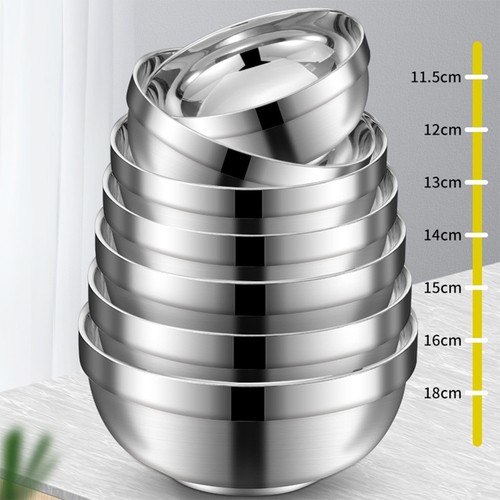 Ciotole acciaio inox con - ciotole,