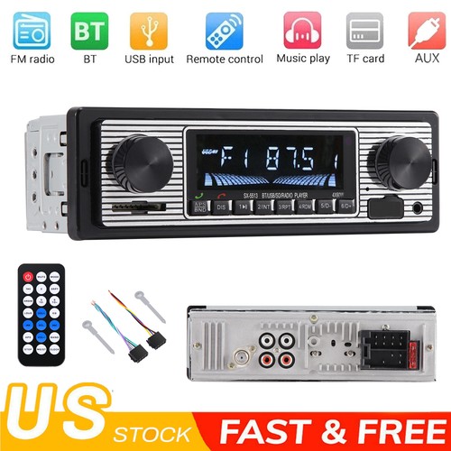 Bluetooth vintage autoradio - autoradio, fm