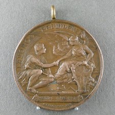 Italian Medal. Woman. Lavoro