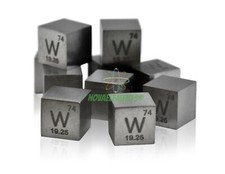 Tungsten Metal Cube, Tungsten Element Sample, Tungsten 10mm Cube 99.95% Pure