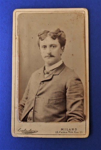 Foto epoca cdv fotografo - foto,