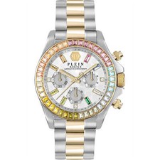 Orologio Donna PHILIPP PLEIN NOBILE PWSBA0523 Chrono Bracciale Acciaio Gold