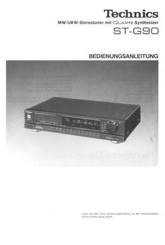 Technics g90 tuner - technics,
