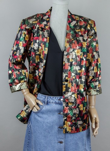 Blazer giacca lucida seta - blazer,