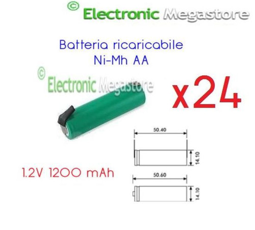 Pacco batteria aa - batteria, x