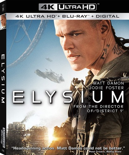 New elysium blu ray - (4k, blu-ray