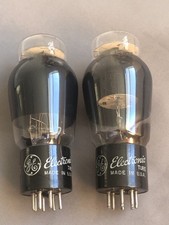 Coppia tubi GE 6L6G test NOS