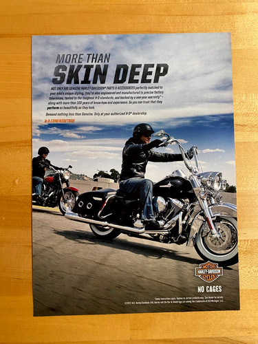 Pubblicità stampa harley - pubblicità,