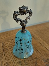 Antica campana in vetro dorato