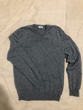 Maglione uomo “Aida Barni”, 100% cachemire, Tg. L, grigio