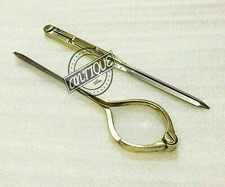 Bussola mappa ottone stile