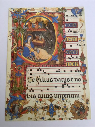 Cartolina libro ore - da, un