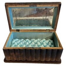 Antico Vanity Box Italiano Legno di Ulivo Portagioie Olivo Decorazione