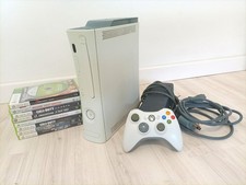 XBOX 360 Console 64 GB  Funzionante Revisionata Joipad Alimentatore E Giochi 