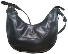 Borsa da spalla donna nera (finta pelle), USATA