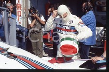 35mm vintage slide* 1986 360 KM MONZA Andrea DE CESARIS LANCIA LC2/85 dopo gara