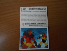 figurina DALTANIOUS n.116- ED. PANINI 1981 completa di velina
