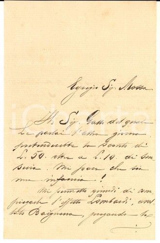 1885 lettera nobile - lettera,