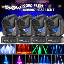 150 W LED testa mobile DMX spot 8 Gobo 18 fascio prisma DJ luce festa Halloween club