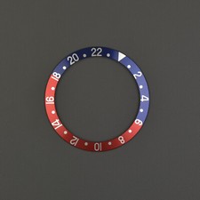 Rolex 16710 16700 GMT MASTER Pepsi inserto alluminio intarsiato lunetta lunetta NOS