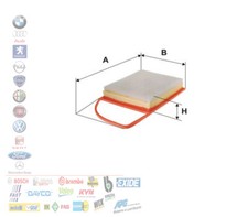FILTRO ARIA CITROEN C3 PICASSO C4 C5 DS3 DS4 DS5 PEUGEOT 3008 5008 1.6 AR03.106