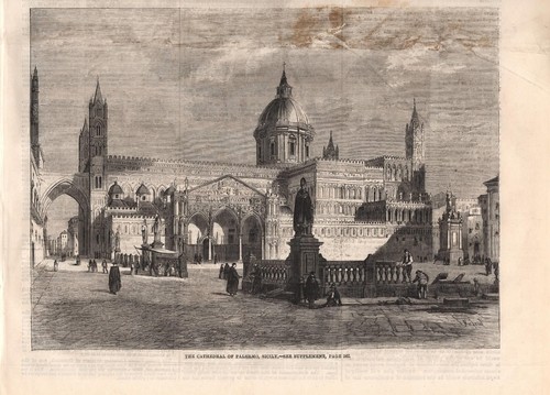 Stampa antica palermo - antica,