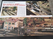 STAZIONE FERROVIARIA SAN VITALE LINEA BOLOGNA PORTOMAGGIORE DIORAMA MODELLISMO