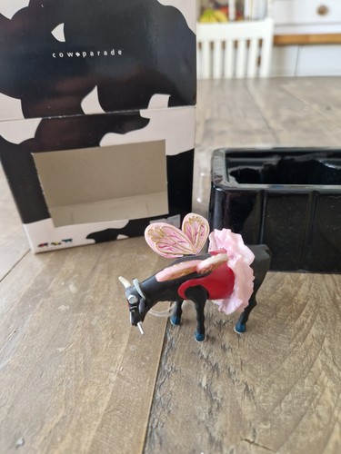 Cow parade mini moo fairy - cow,