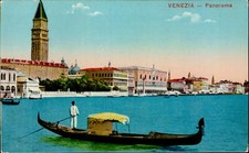IMV01031 panoramica gondola veneziana barca venezia venezia italia
