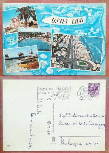 Ostia lido vedute 1968 - lido,