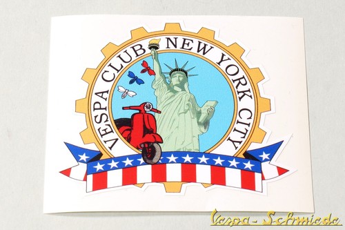 Adesivo decorativo vespa club - adesivo,