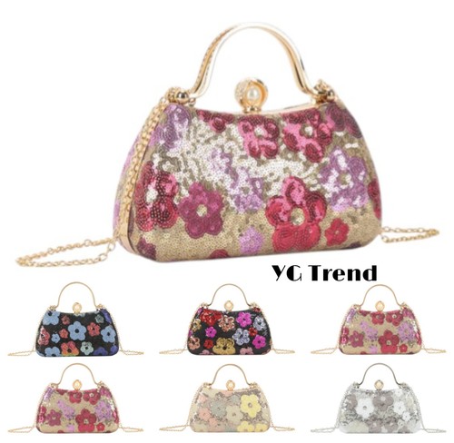 Pochette donna floreale