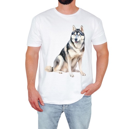 Shirt uomo siberian - siberian, husky