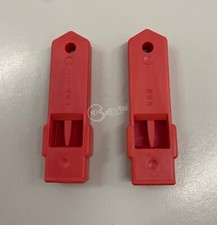 Coppia fischietti SOS rossi omologati per giubbotto di salvataggio cod. 43875