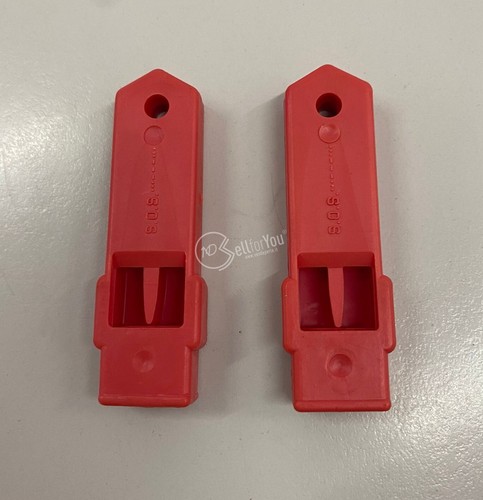 Coppia fischietti sos rossi - coppia,