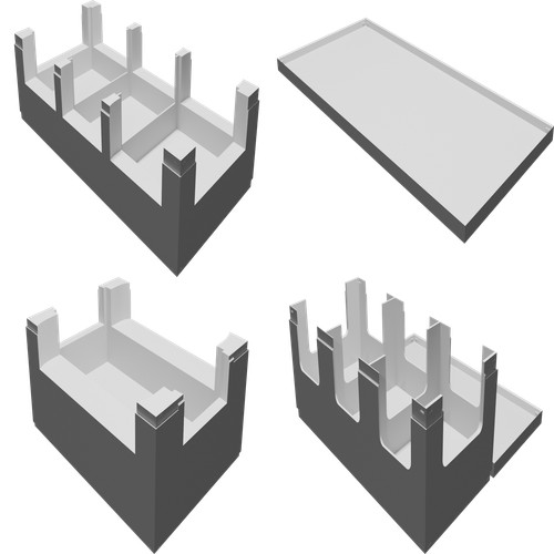 Organizer inserto per gioco - gioco, da