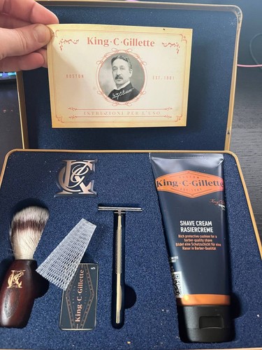 Kit king gillette rasoio - kit,