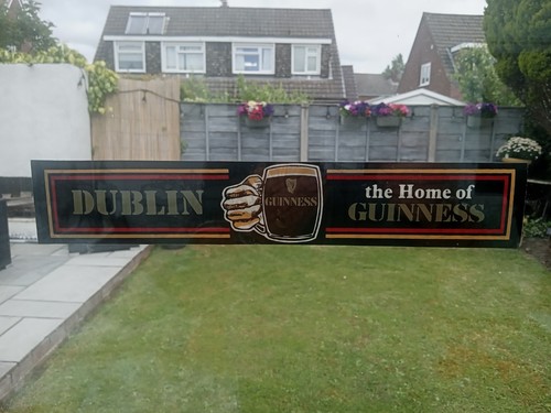 Vintage guinness window - vintage,