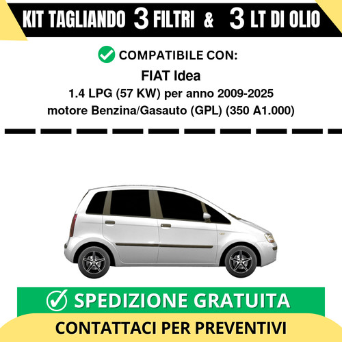 Tagliando per fiat - tagliando, 1.4