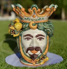 Head of Moorish man vase