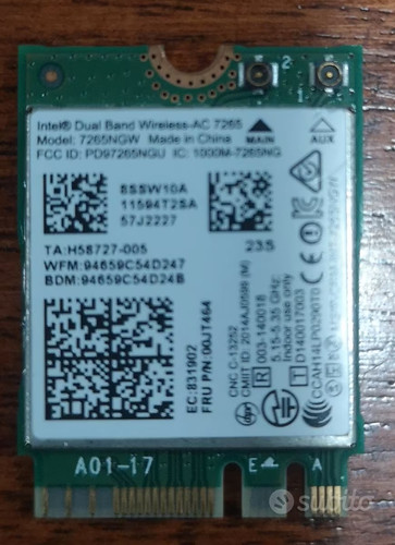 Scheda rete wireless intel - scheda,