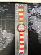 SWATCH chrono SCR100 Navy Berry anno 1991 +ottimo+ scuba automatic moonswatch