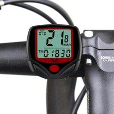 Contachilometri Tachimetro per Bici Bicicletta Impermeabile Conta KM Display LCD