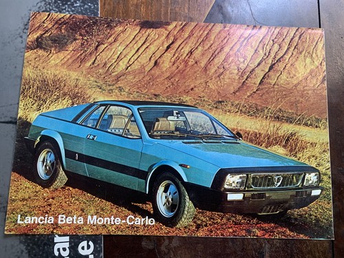 Depliant auto vintage lancia - depliant,