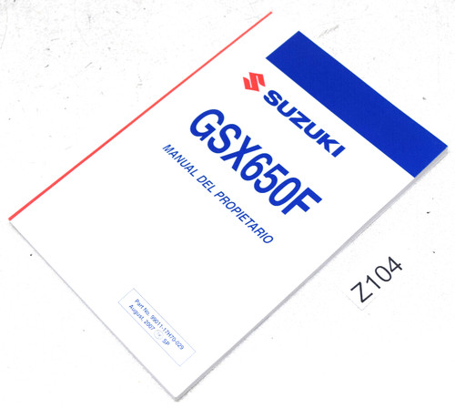 Suzuki gsx650f manual - gsx650f,