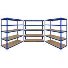 3 Scaffali in Acciaio Senza