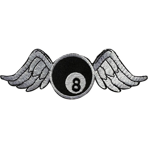 Lucky ball wings patch iron - ball,