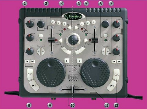 Hercules console per mixare - dj,