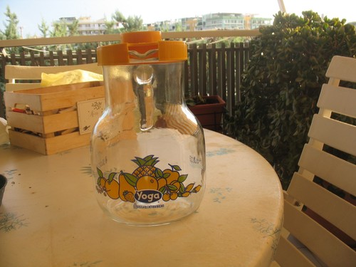 Caraffa vetro pubblicita - caraffa, pubblicita'